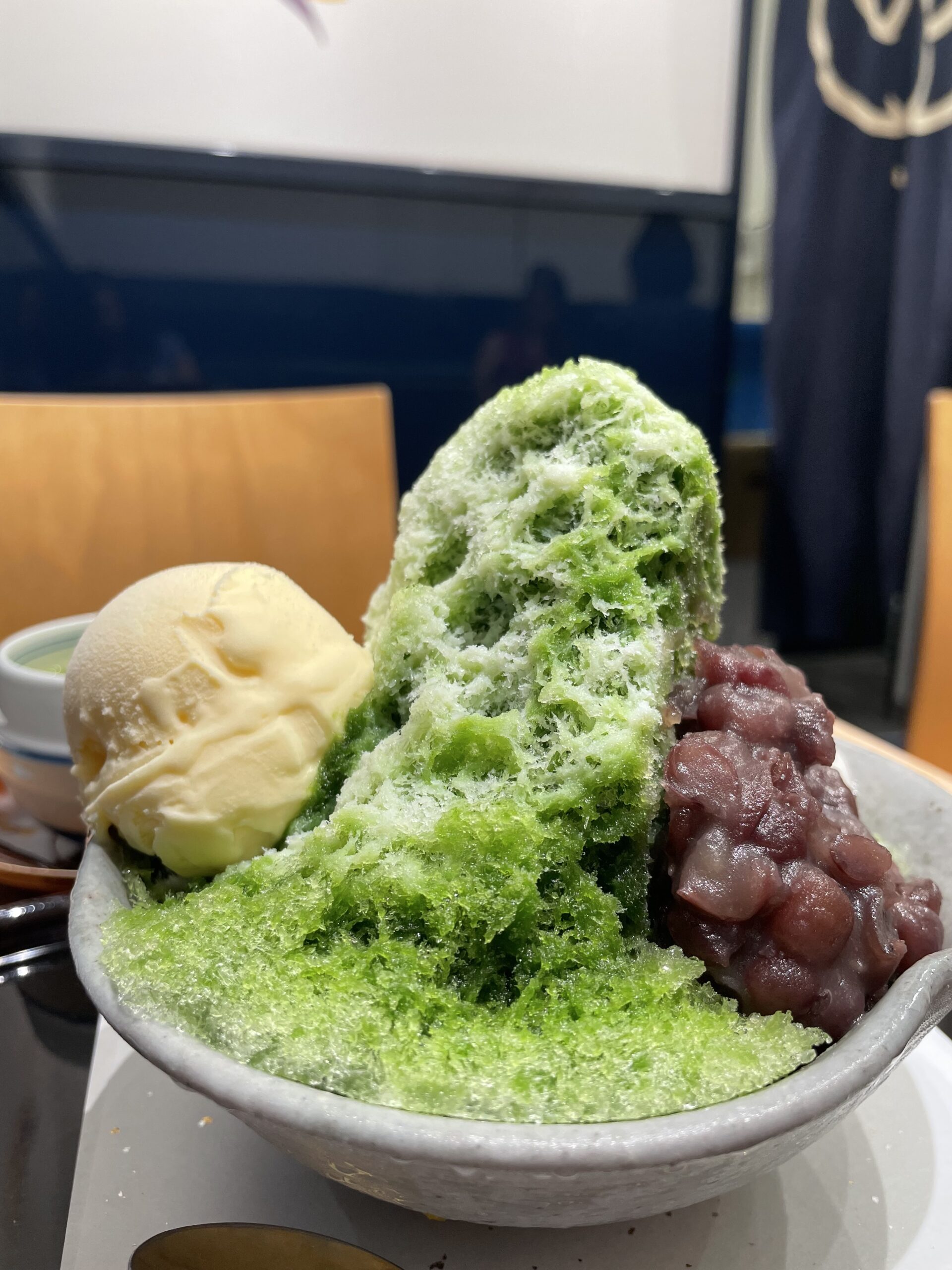 今年初のかき氷＠「茶寮TSURU」鶴屋吉信新宿高島屋B1階